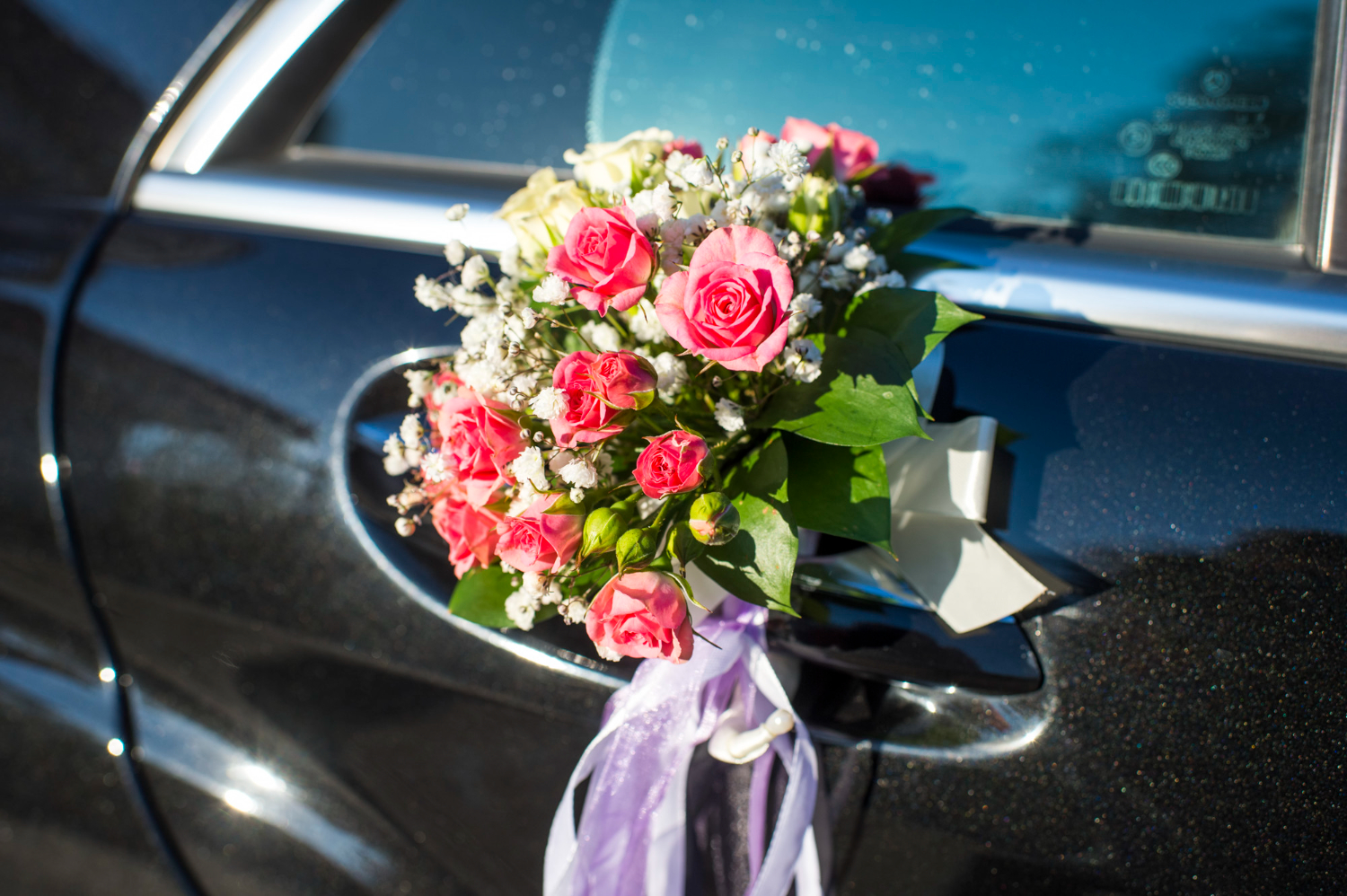 wedding black car image